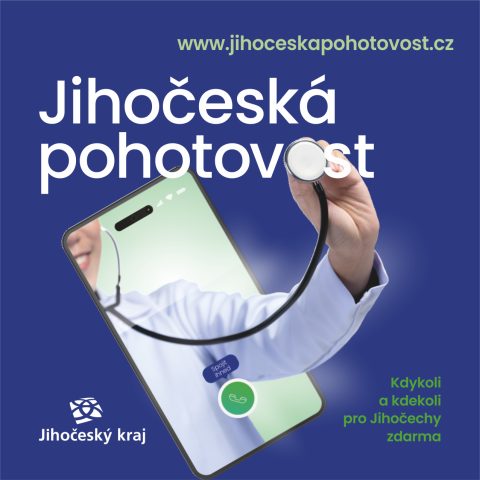 Jihočeský kraj má pohotovost on-line  24 h/7 dní